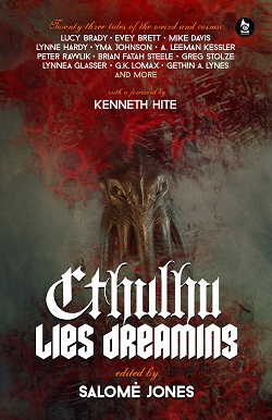 Cover art for Cthulhu Lies Dreaming. A picture of a tentacled horror monster.